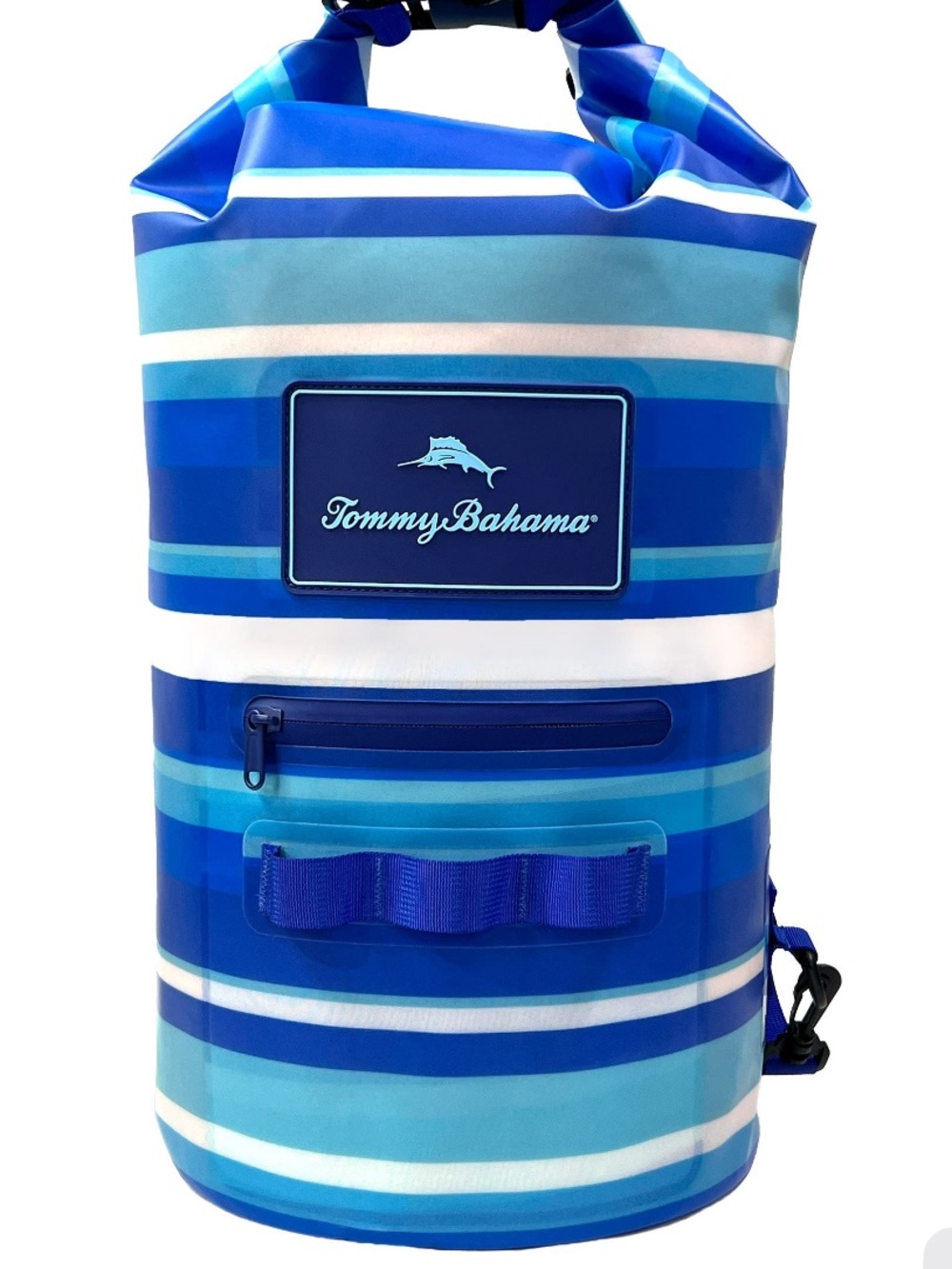 Tommy Bahama 20L Waterproof Dry Bag Blue Harbor Stripe